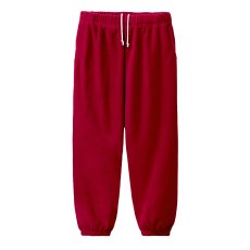画像1: Los Angeles Apparel Polar Fleece Sweatpants - Red (1)