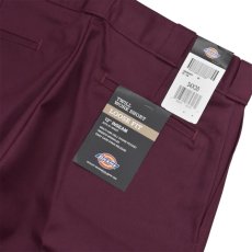 画像3: Dickies Loose Fit Double Knee Work Pants - Burgundy (0BY) (3)