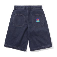 画像2: Butter Goods Work Shorts - Distressed Tinted Indigo (2)