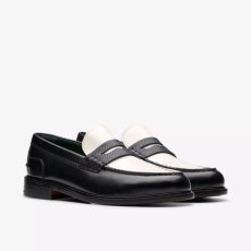 画像2: Clarks Craft James Lo Loafer - Black Combi (2)