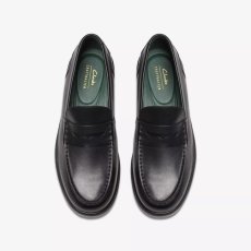画像3: Clarks Craft James Lo Loafer - Black Leather (3)