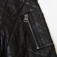 画像7: Levi's Quilted Leather Jacket - Brown (7)