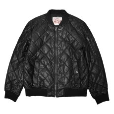 画像1: Levi's Quilted Leather Jacket - Black (1)