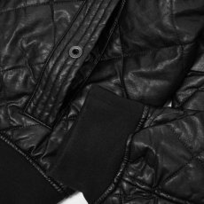 画像5: Levi's Quilted Leather Jacket - Black (5)
