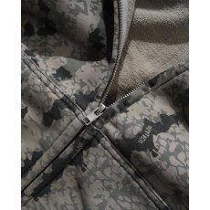 画像3: Butter Goods Lowland Camo Zip Thru Hood - Washed Black (3)