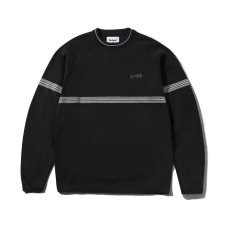 画像1: Butter Goods Pier Knit Sweater - Black (1)
