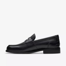 画像5: Clarks Craft James Lo Loafer - Black Leather (5)