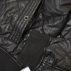 画像5: Levi's Quilted Leather Jacket - Brown (5)