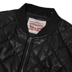 画像3: Levi's Quilted Leather Jacket - Black (3)