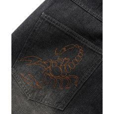 画像3: Butter Goods Scorpion Stich Denim Jeans - Slab Black (3)