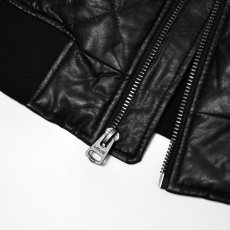 画像4: Levi's Quilted Leather Jacket - Black (4)