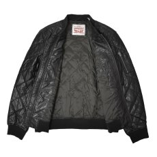 画像2: Levi's Quilted Leather Jacket - Black (2)