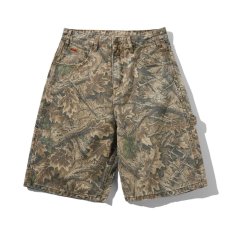 画像1: Butter Goods Carpenter Denim Shorts - Forest Camo (1)
