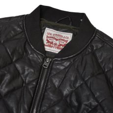 画像3: Levi's Quilted Leather Jacket - Brown (3)