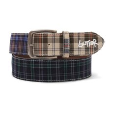 画像1: Butter Goods Plaid Belt - Patchwork Plaid (1)