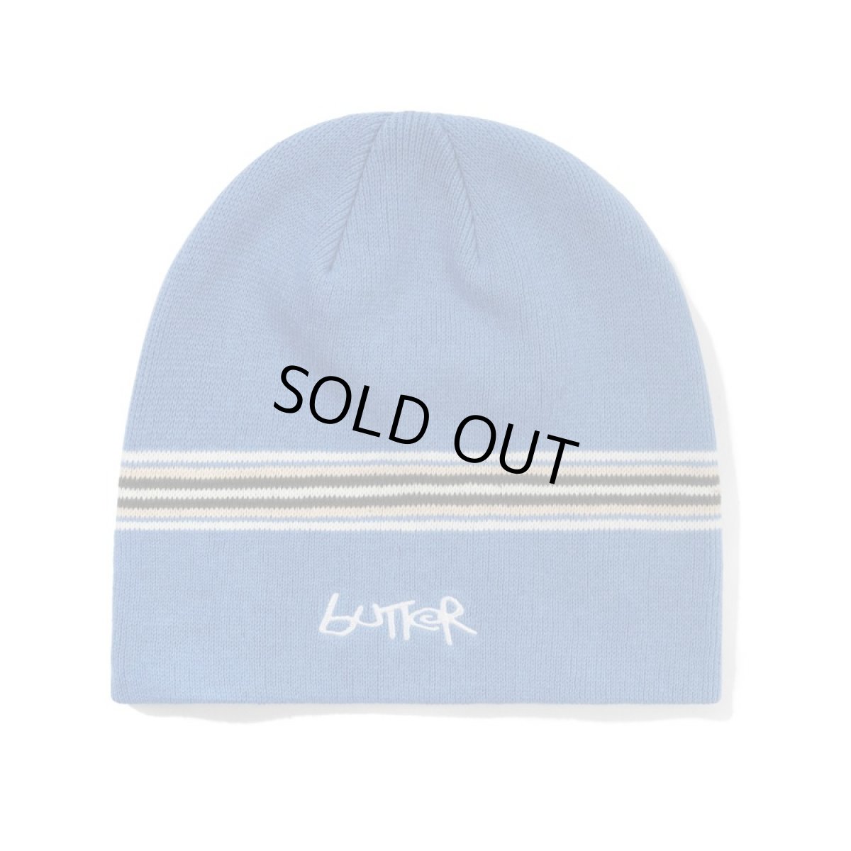 画像1: Butter Goods Pier Skully Beanie - Pacific Blue (1)