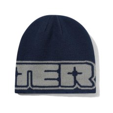 画像3: Butter Goods Glint Reversible Skully Beanie - Grey/Navy (3)