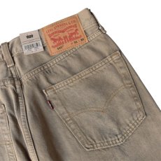 画像4: Levi's 565-0015 Loose Straight Jeans - Khaki Brown (4)