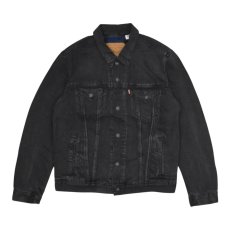 画像1: Levi's Lining Trucker Jacket - Black Wash (1)