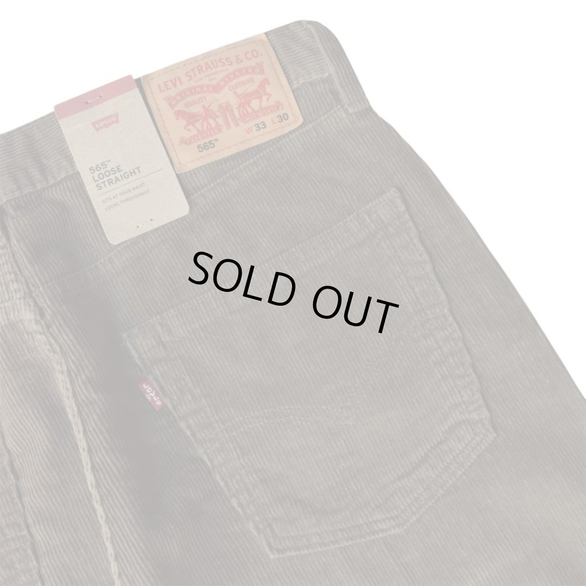画像4: Levi's 565-0058 Loose Straight Corduroy - Brown / リーバイス 565 ルーズ ストレート コーデュロイ (4)