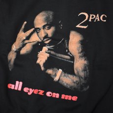 画像2: 2pac all eyez on me Crewneck Sweatshirts - Black (2)