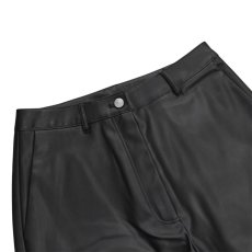 画像3: Calvin Klein PU Leather Pants - Black (3)