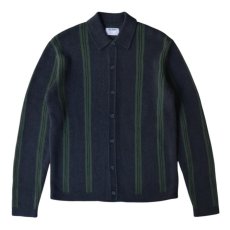 画像1: Old Navy Stripe Cardigan - Navy (1)