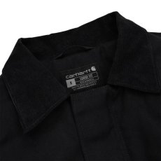 画像4: Carhartt USA Firm Duck Insulated Traditional Coat - Black (4)