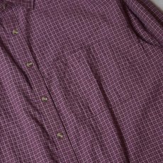 画像4: Cotton Hudson Long Sleeve Shirts - Red Micro Check (4)