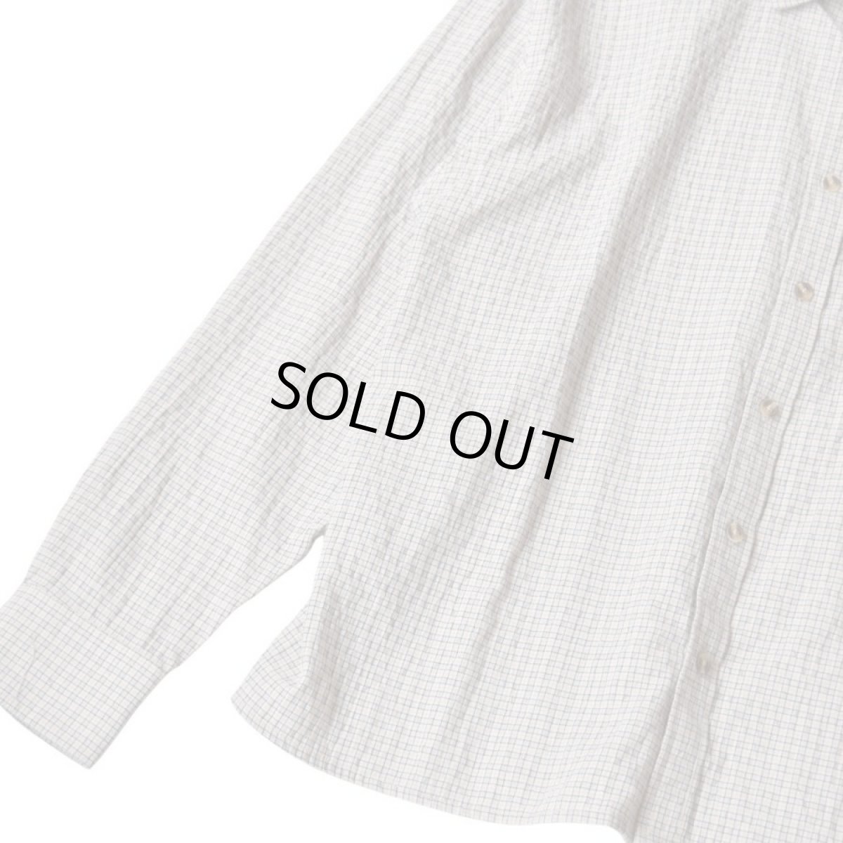 画像3: Cotton Hudson Long Sleeve Shirts - Beige Micro Check (3)