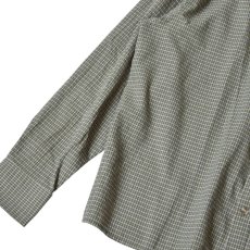 画像3: Cotton Hudson Long Sleeve Shirts - Green Micro Check (3)