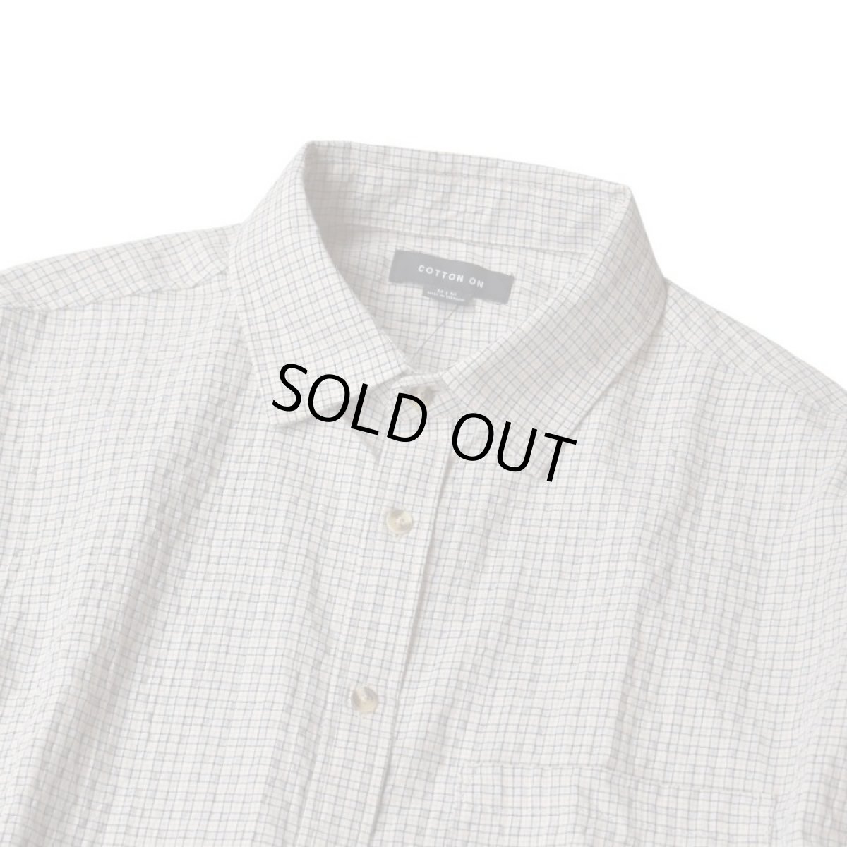 画像2: Cotton Hudson Long Sleeve Shirts - Beige Micro Check (2)