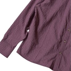 画像3: Cotton Hudson Long Sleeve Shirts - Red Micro Check (3)