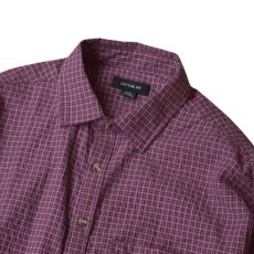 画像2: Cotton Hudson Long Sleeve Shirts - Red Micro Check (2)