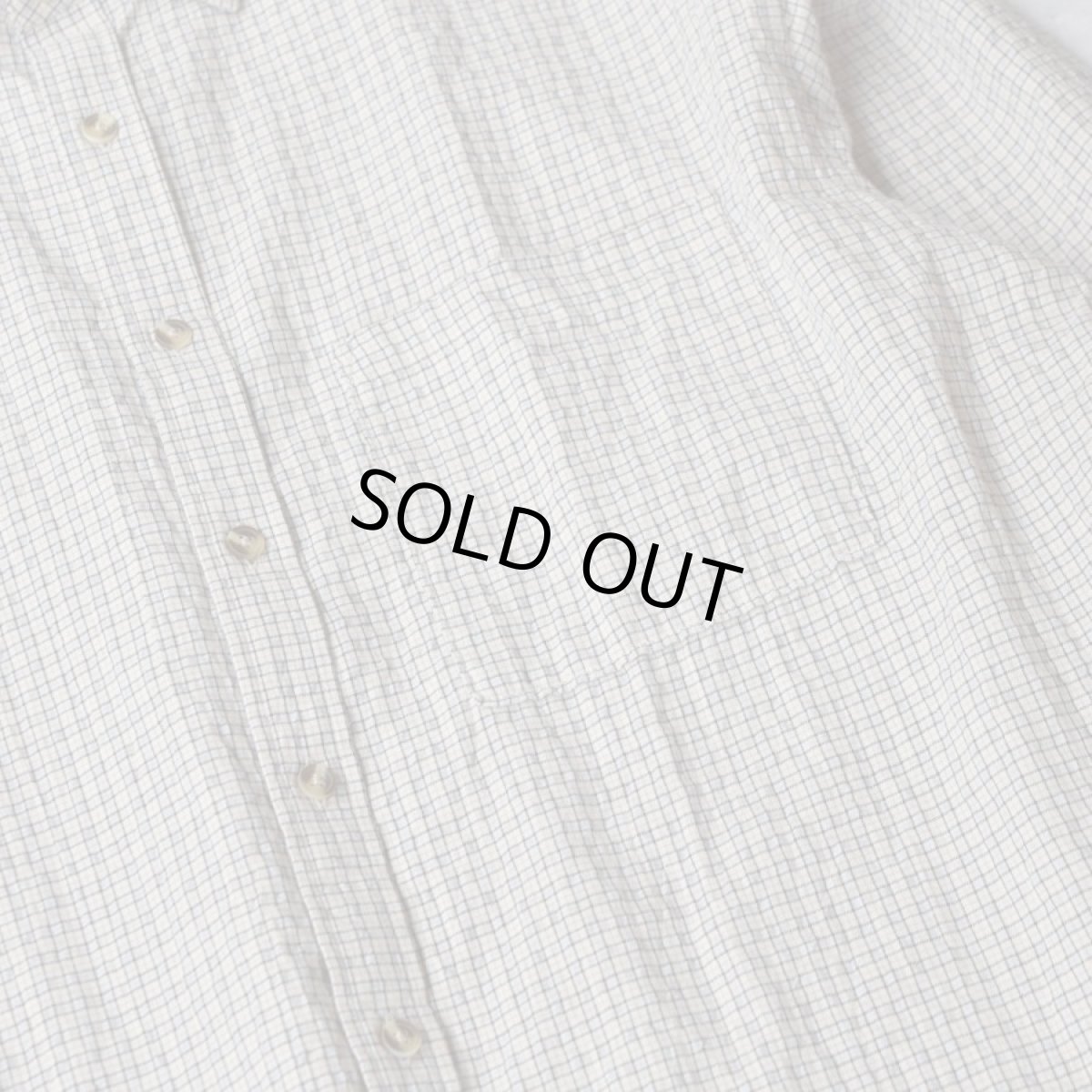 画像5: Cotton Hudson Long Sleeve Shirts - Beige Micro Check (5)