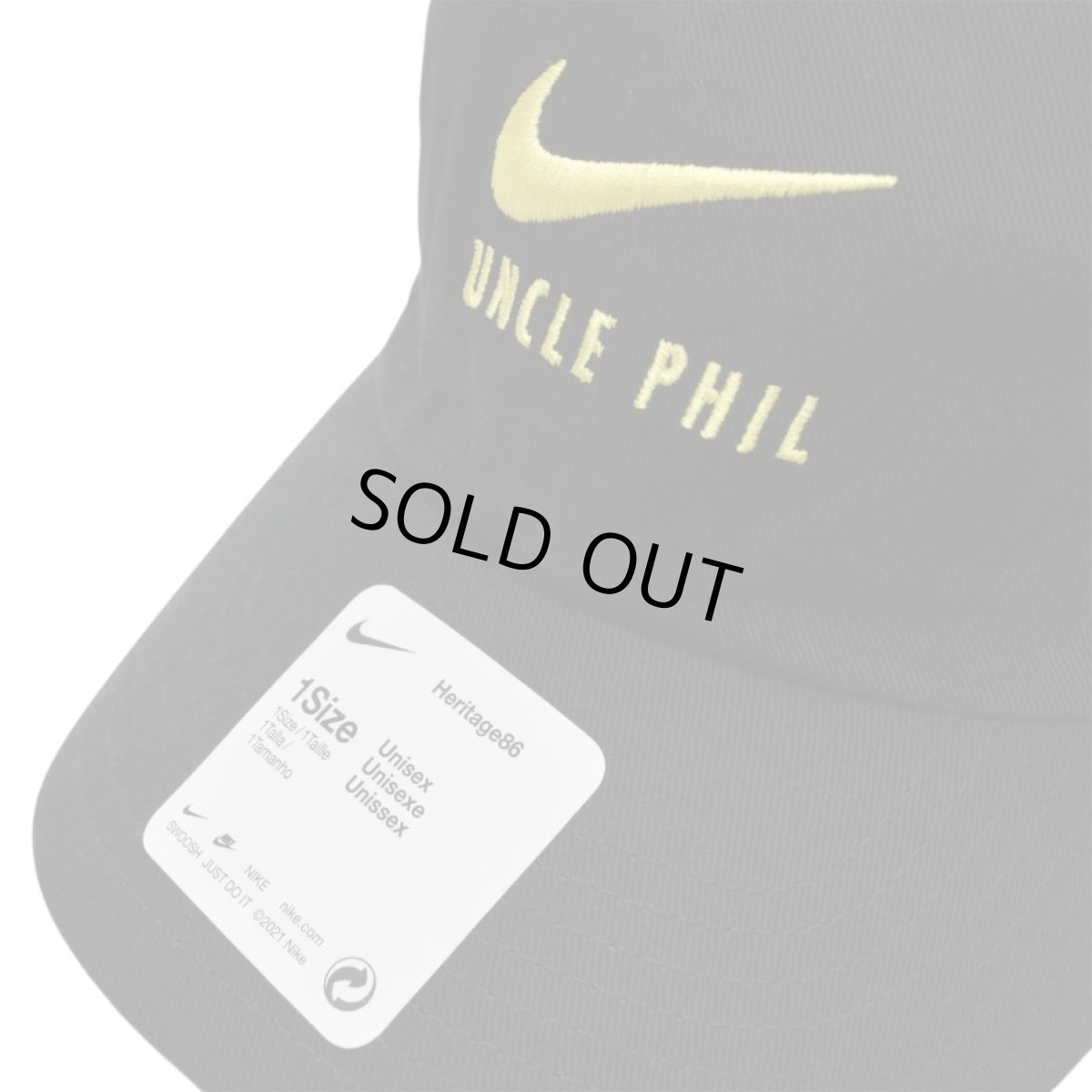 画像2: NIKE Heritage 86 Uncle Phil Cap - Black (2)