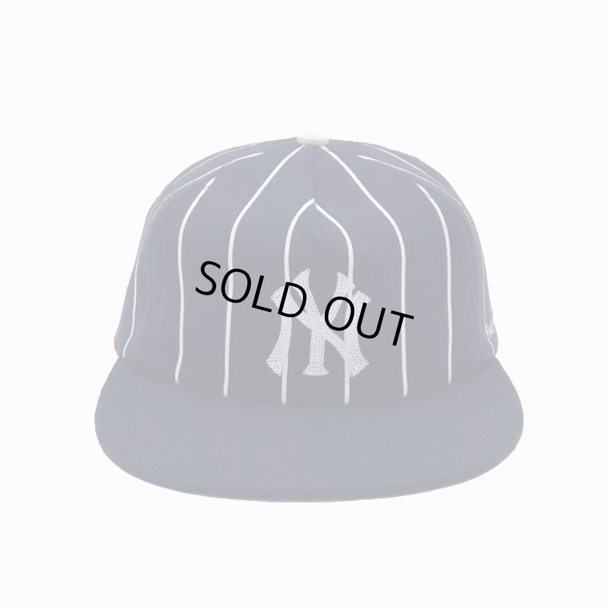 画像1: Uncle Jay's Vintage New York Yankees Reverse Pinstripe Cap - NavyｘWhite (1)