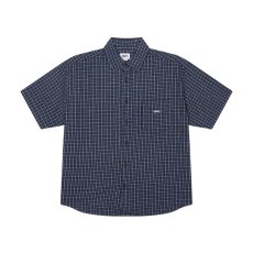 画像1: OBEY Bigwig Ian S/S Shirts - Academy Navy Multi (1)