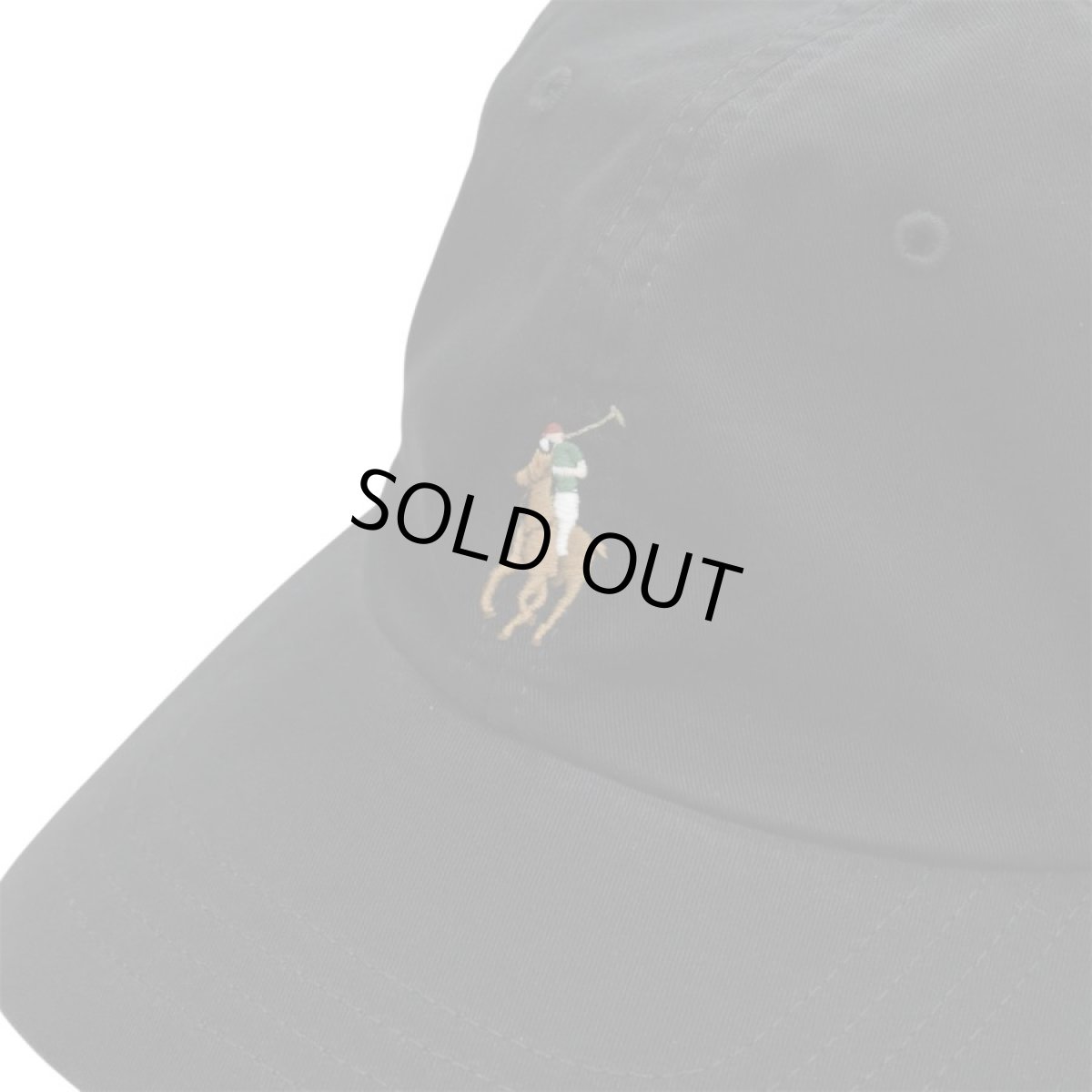 画像2: Polo Ralph Lauren Cotton Chino Ball Cap - Polo Black (2)