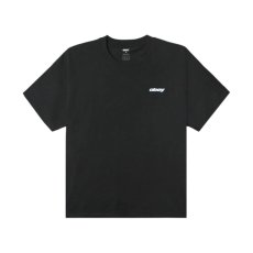 画像2: OBEY Lips Heavyweight Tee - Vintage Black (2)