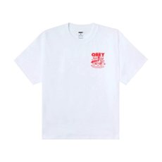 画像2: OBEY Time to Call Heavyweight Tee - White (2)