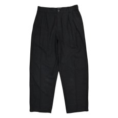 画像1: OBEY Foster Plated Linen Pants - Black  (1)