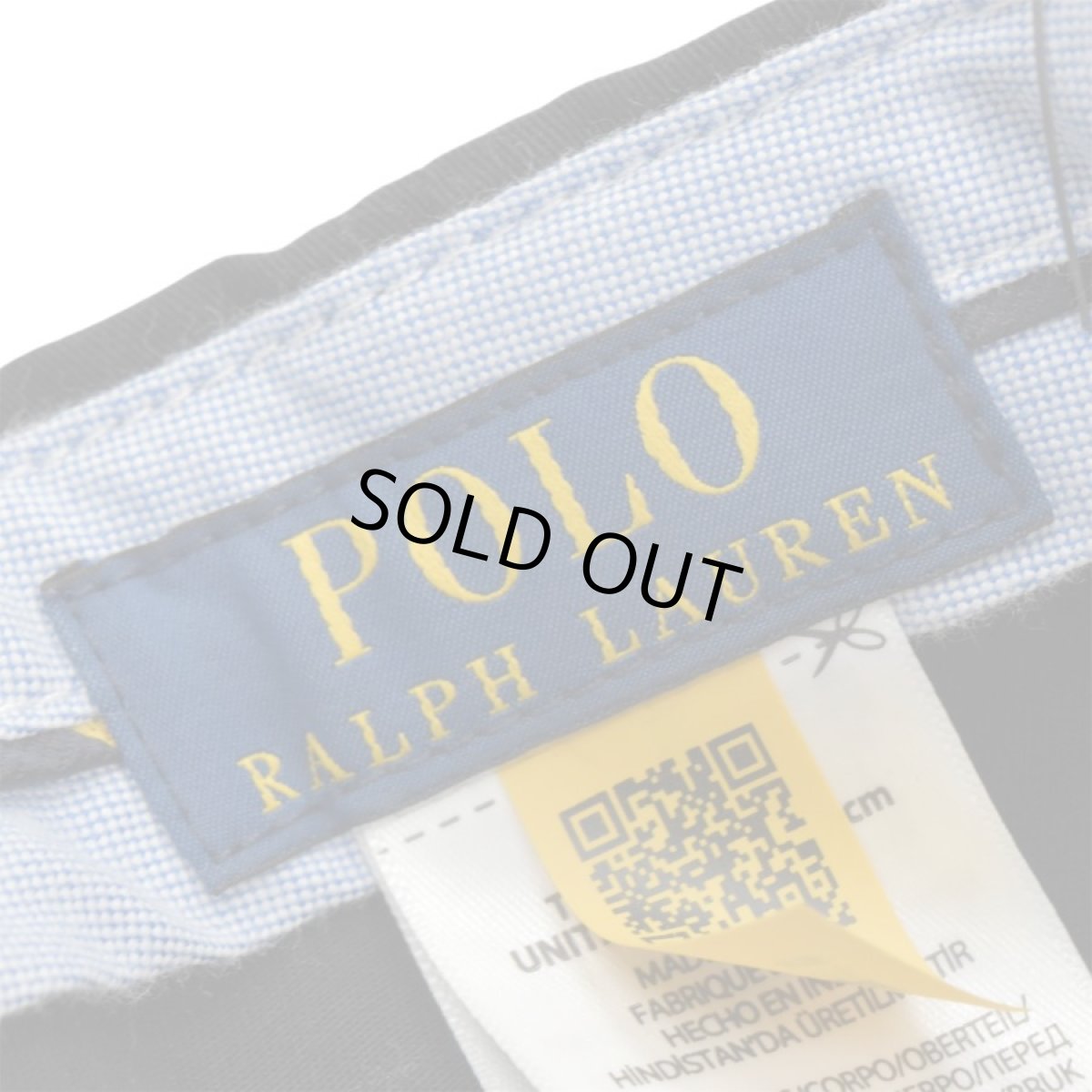 画像4: Polo Ralph Lauren Cotton Chino Ball Cap - Polo Black (4)