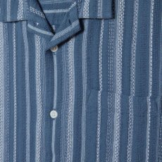 画像3: OBEY Hugh S/S Shirts - Dull Blue Multi (3)