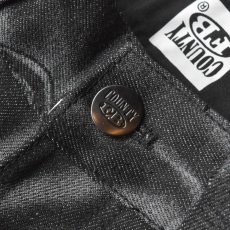 画像6: FB County Inked Up Hard Denim - Indigo Black (6)