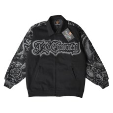 画像1: FB County Inked Up Mechanics Jacket - Black (1)