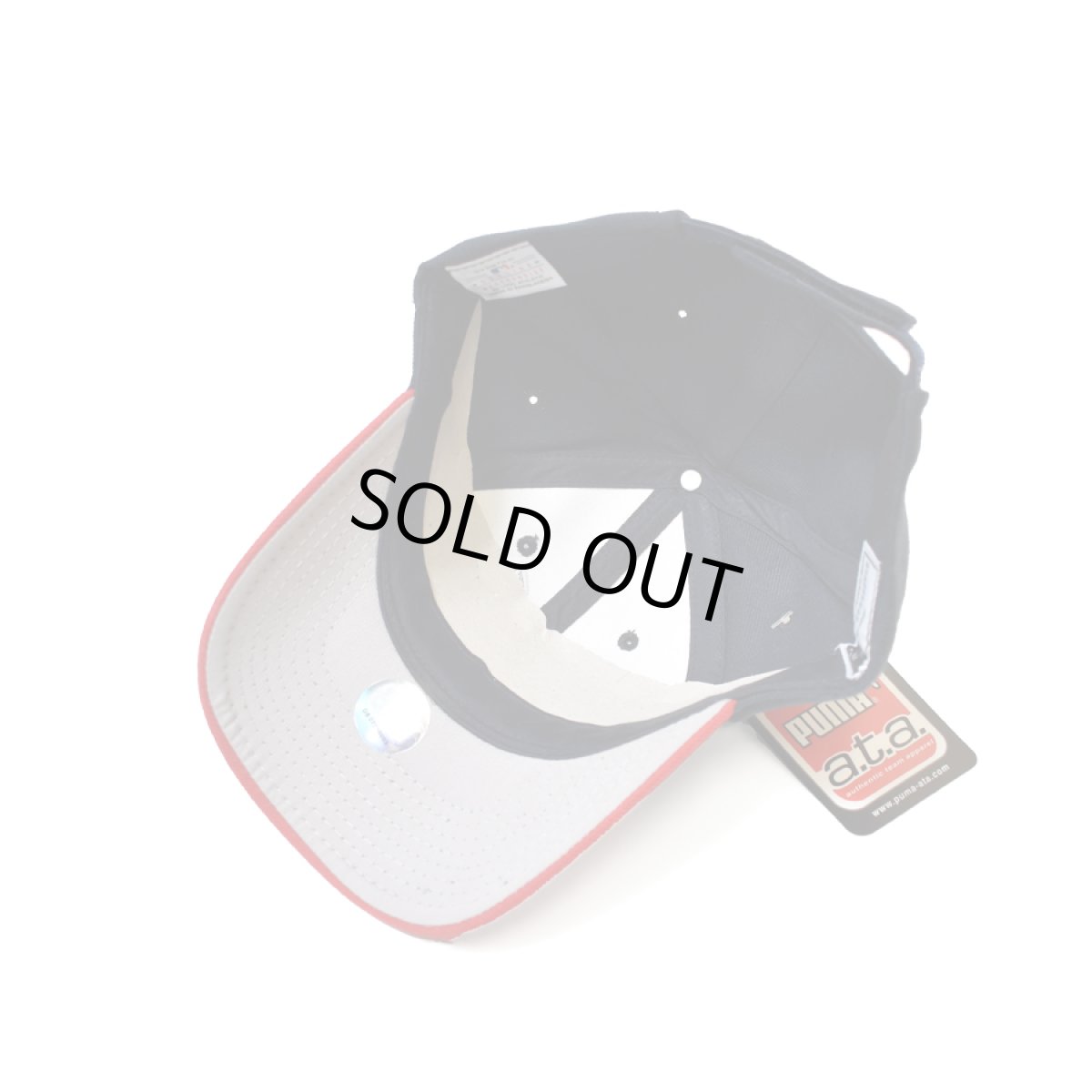 画像4: Deadstock Puma Baseball Cap Cleveland Indians - NavyｘRed (4)
