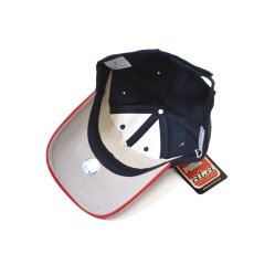 画像4: Deadstock Puma Baseball Cap Cleveland Indians - NavyｘRed (4)