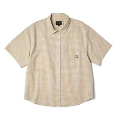 画像1: HUF H Star Plaid Shirts - Putty (1)