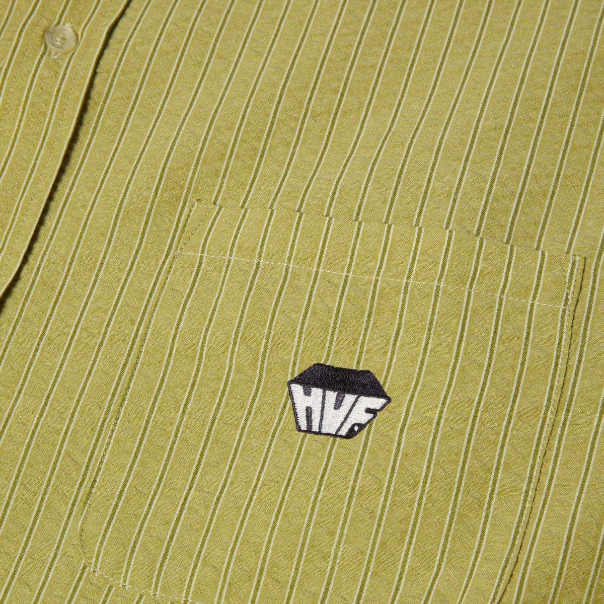 画像4: HUF Big Block Striped Shirts - Dried Herb (4)
